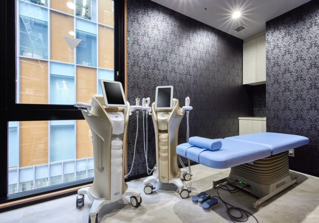 Private treatment room at ARIEL.BUST.CLINIC