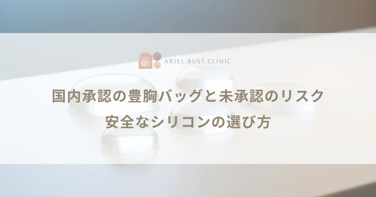 国内承認の豊胸バッグと未承認のリスク|安全なシリコンの選び方