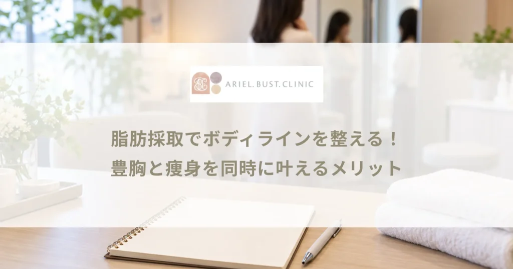脂肪採取でボディラインを整える！豊胸と痩身を同時に叶えるメリット