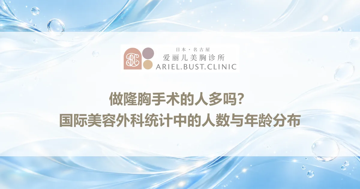 做隆胸手术的人多吗？国际美容外科统计中的人数与年龄分布