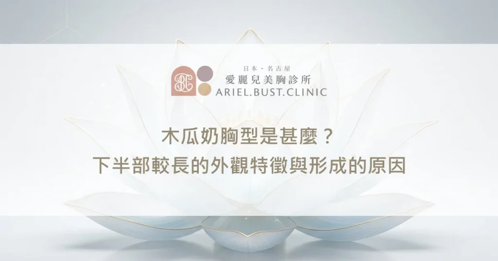 木瓜奶胸型是甚麼？下半部較長的外觀特徵與形成的原因