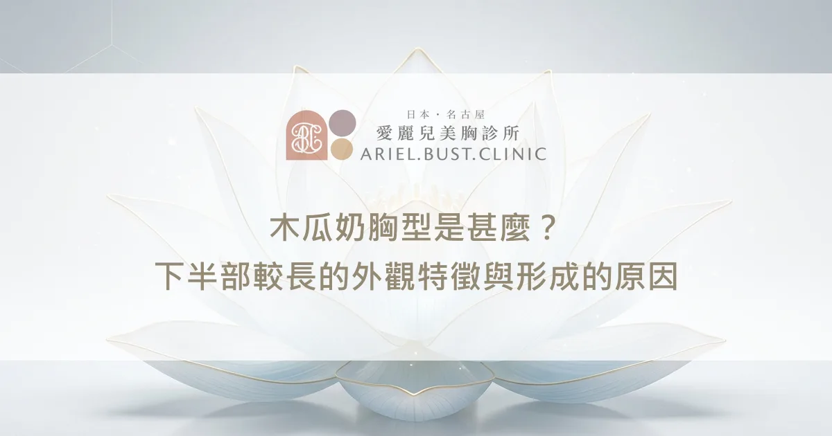 木瓜奶胸型是甚麼？下半部較長的外觀特徵與形成的原因